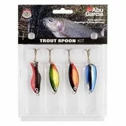 Abu Garcia Trout Spoon Kit 4-Pack 3 Abu Garcia Trout Spoon Kit 4-Pack