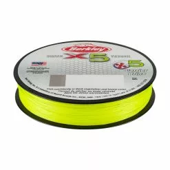 Berkley X5 Fluo-Green -Hengelset Winkel Berkley X5 Fluo Green 150m 006mm 48821