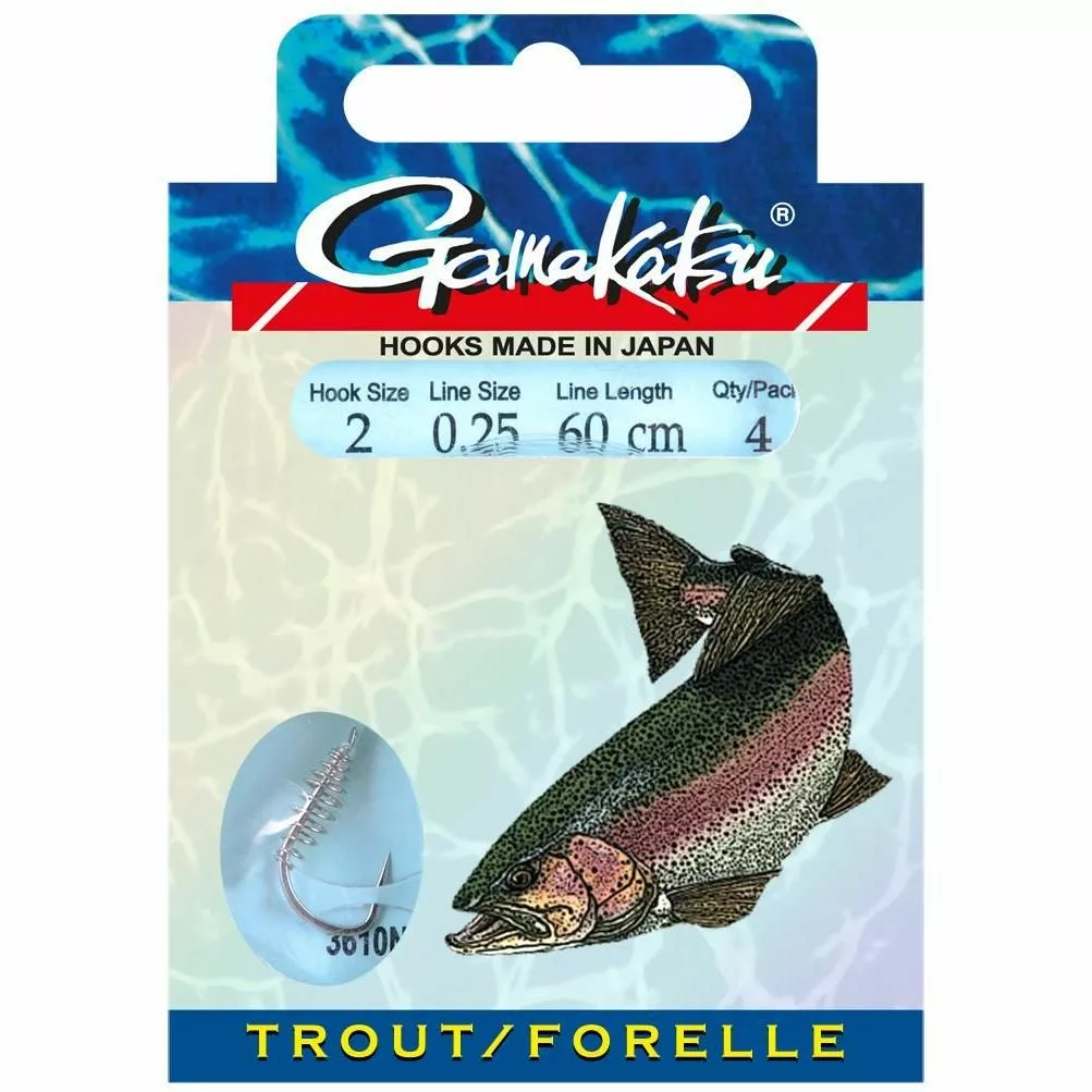 Gamakatsu BKD LS-3610N Forel Spiraal Onderlijn 3 Gamakatsu BKD LS-3610N Forel Spiraal Onderlijn